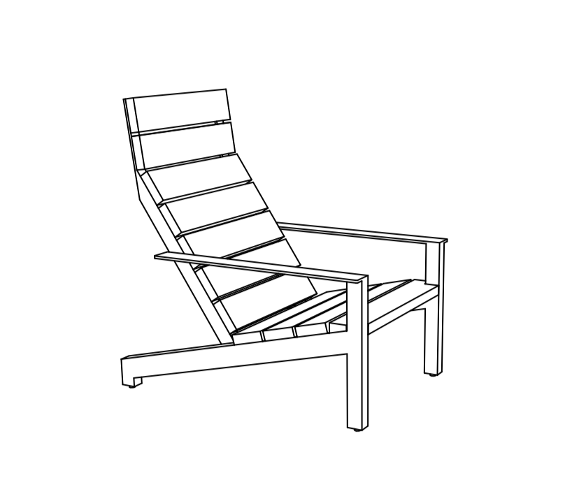 Aurinkotuoli mmcité Rivage RVK176y RVK176 - 6L2000 - Lehtovuori