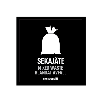 Edge lajittelutarra, Sekajäte - Lehtovuori