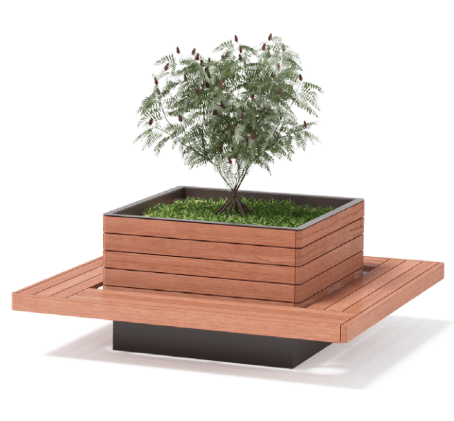 Istutusallas mmcité Květa KVA651t KVA651 - 202000 - ral1000 - Lehtovuori