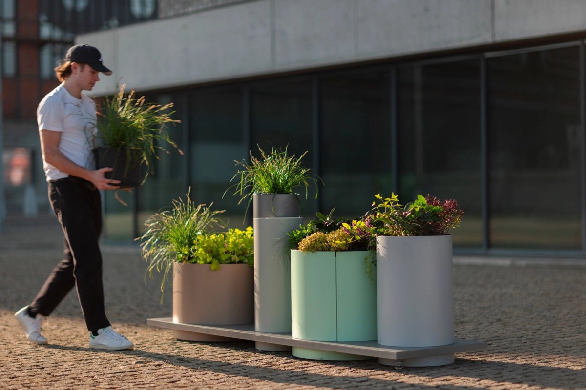 Istutusallas mmcité Polys POL555 POL555 - 002000 - ral1000 - Lehtovuori