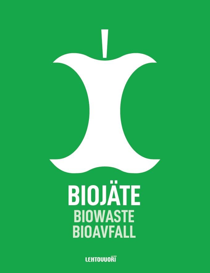 Modul lajittelutarra, Biojäte - Lehtovuori