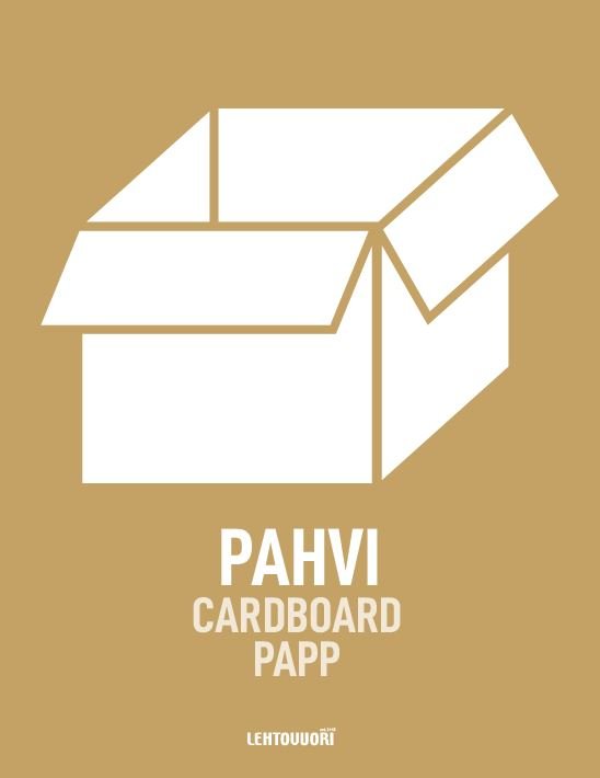 Modul lajittelutarra, Pahvi - Lehtovuori