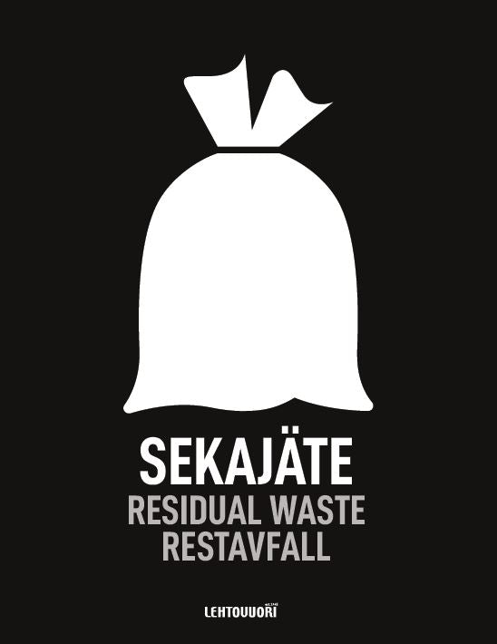 Modul lajittelutarra, Sekajäte - Lehtovuori