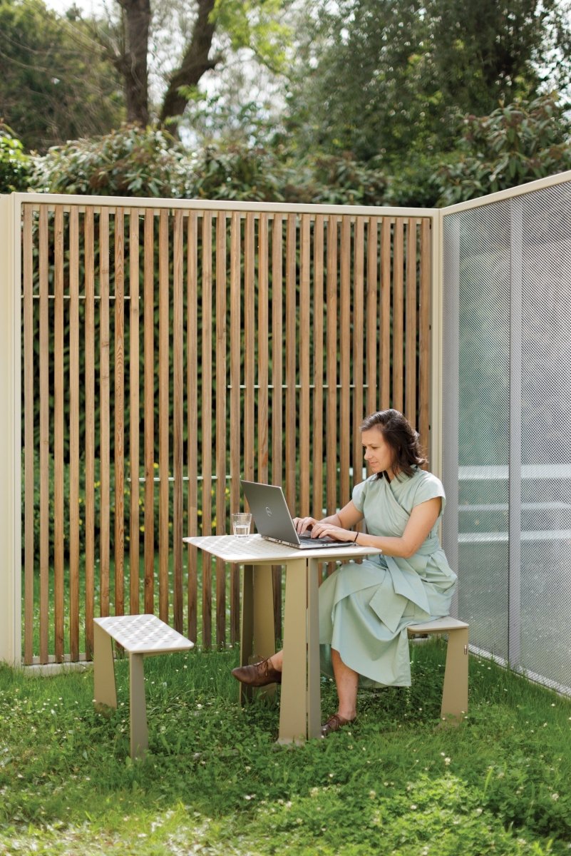 Pöytäpenkki mmcité Rautster RTS252 RTS252 - 002000 - ral1000 - Lehtovuori