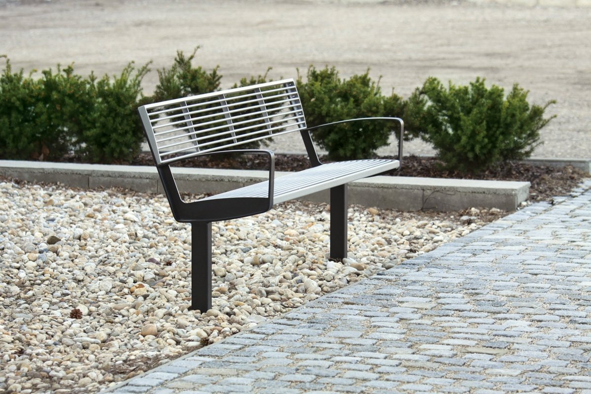 Puistonpenkki Intervera LVR256 - Lehtovuori