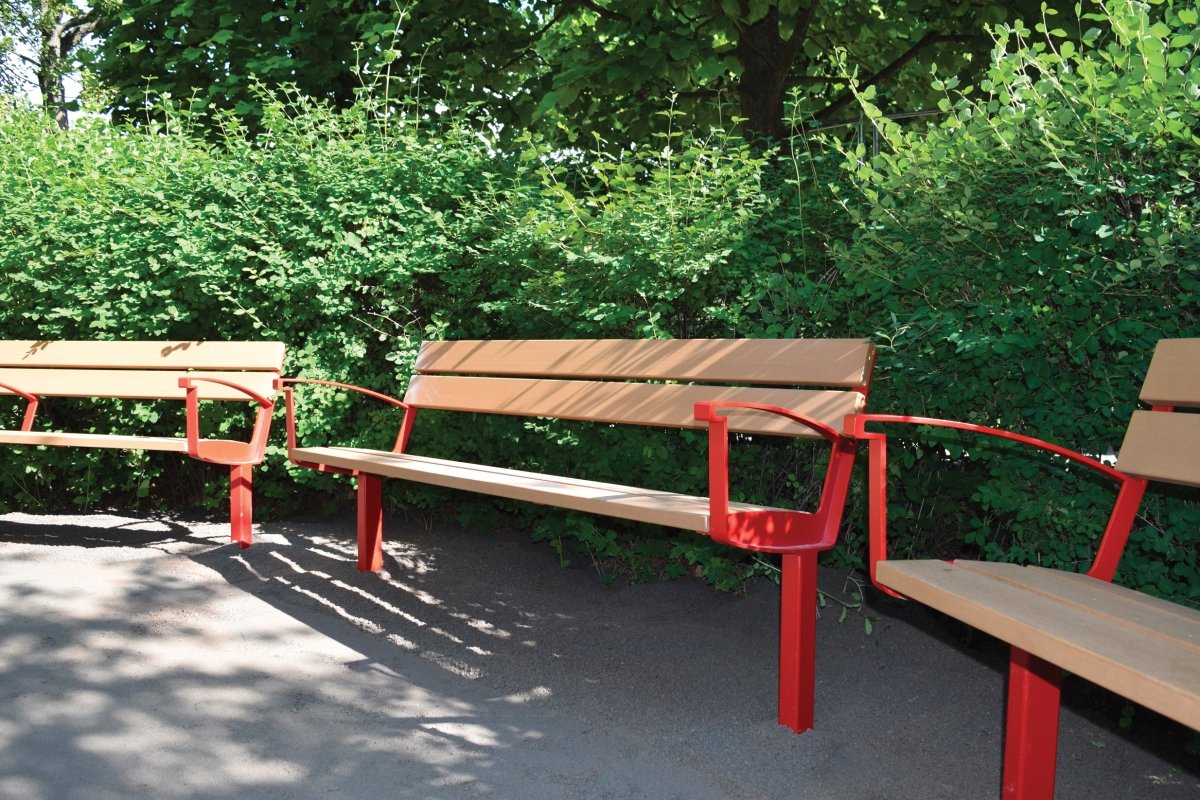 Puistonpenkki Intervera LVR356y - Lehtovuori