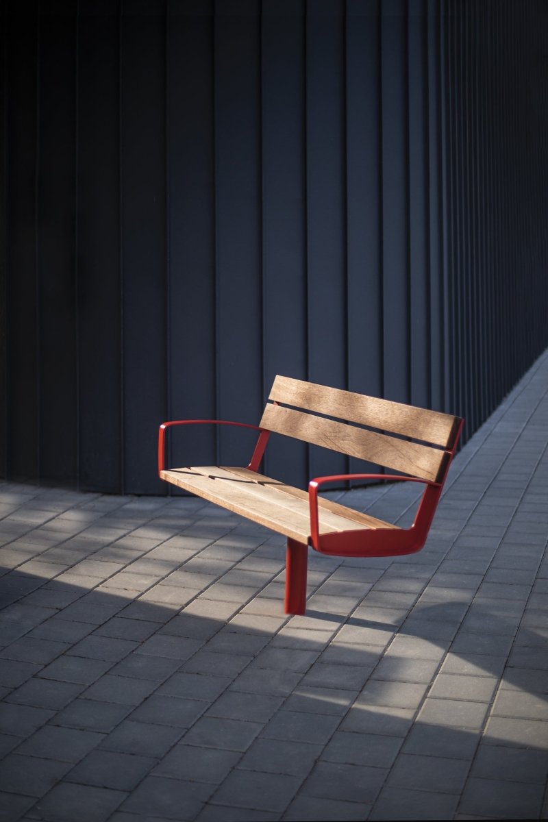 Puistonpenkki mmcité Intervera LVR - R158t LVR - R158 - 202000 - ral1000 - Lehtovuori