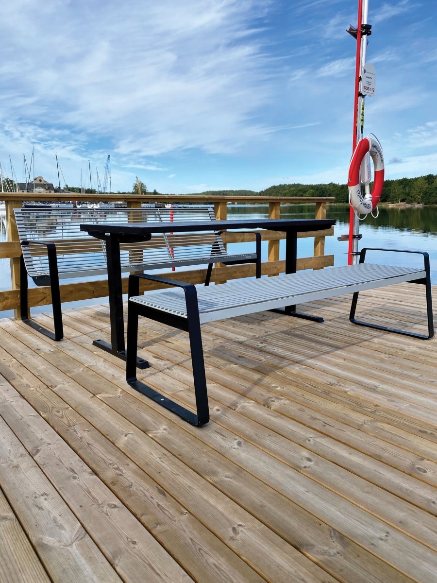 Puistonpenkki mmcité Preva Urbana LPU221 LPU221 - 002000 - ral1000 - Lehtovuori