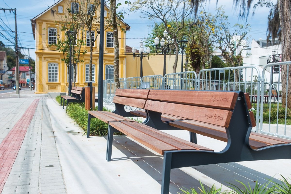 Puistonpenkki mmcité Vera LV351t LV351 - 202000 - ral1000 - Lehtovuori