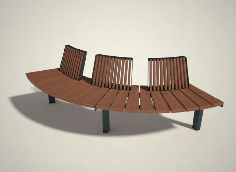 Puistonpenkki mmcité Vera Solo LVS630 - e - t LVS630 - e - 202000 - ral1000 - Lehtovuori