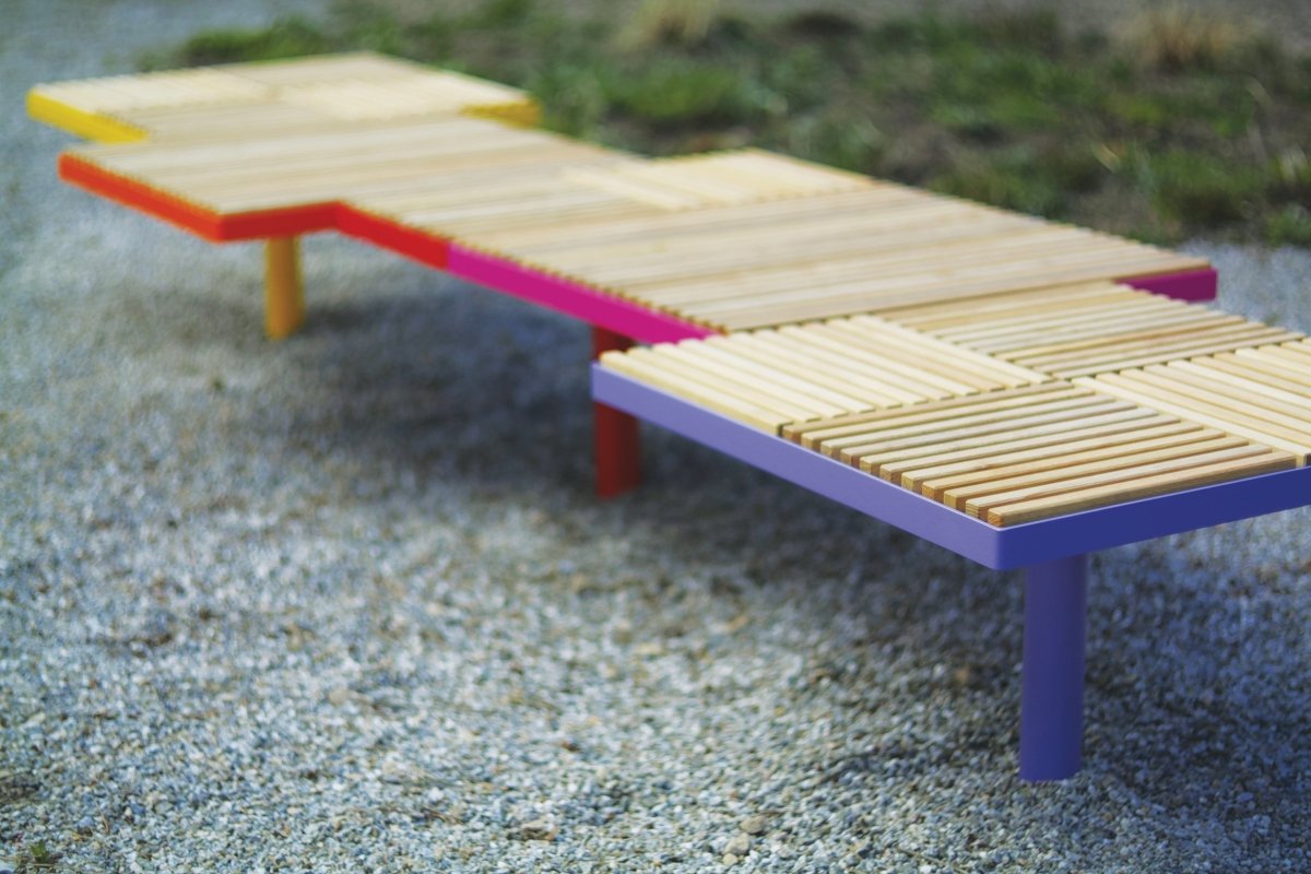 Puistonpenkki Pixel PIX310r - Lehtovuori