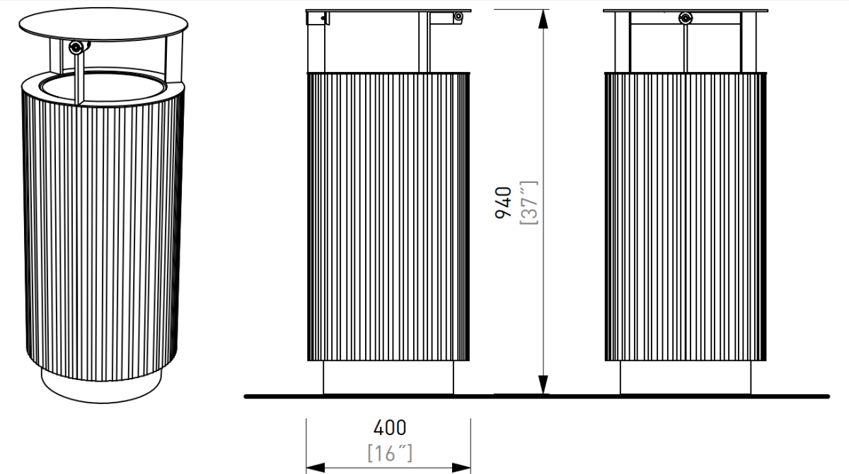Roska - astia mmcité Quinbin QB515 QB515 - 072000 - ral1000 - Lehtovuori