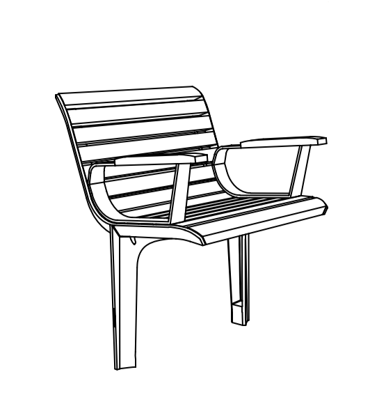 Tuoli mmcité Emau Solo EMS357t EMS357 - 202000 - ral1000 - Lehtovuori