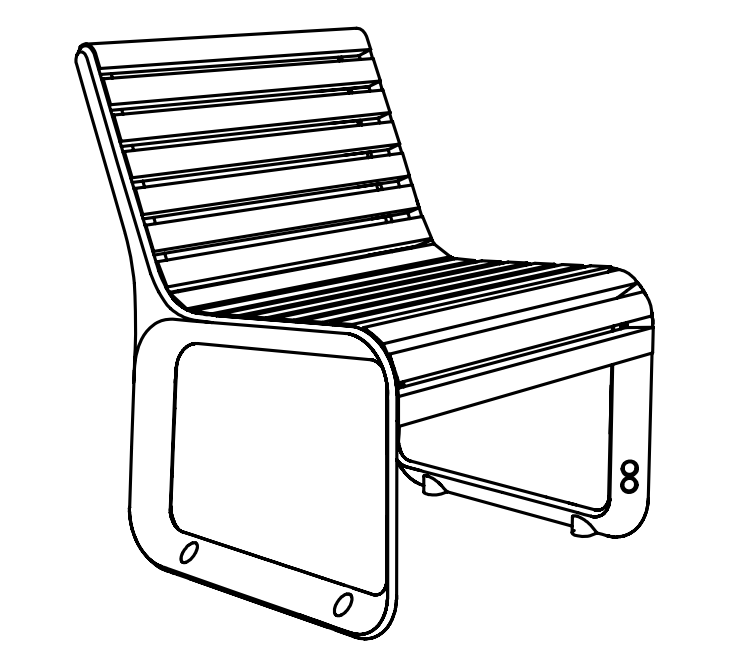 Tuoli mmcité Portiqoa PQA152t PQA152 - 202000 - Lehtovuori