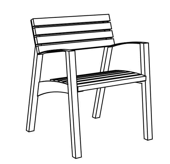 Tuoli mmcité Vera LV757t LV757 - 202000 - ral1000 - Lehtovuori