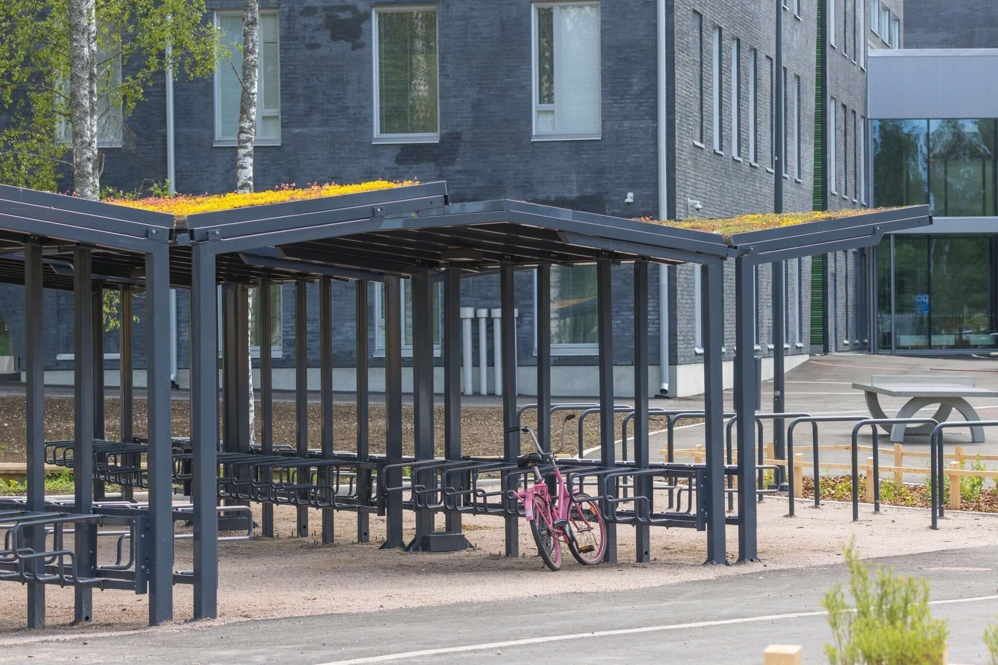 Kanniston koulun viherkatokset, Vantaa - Lehtovuori