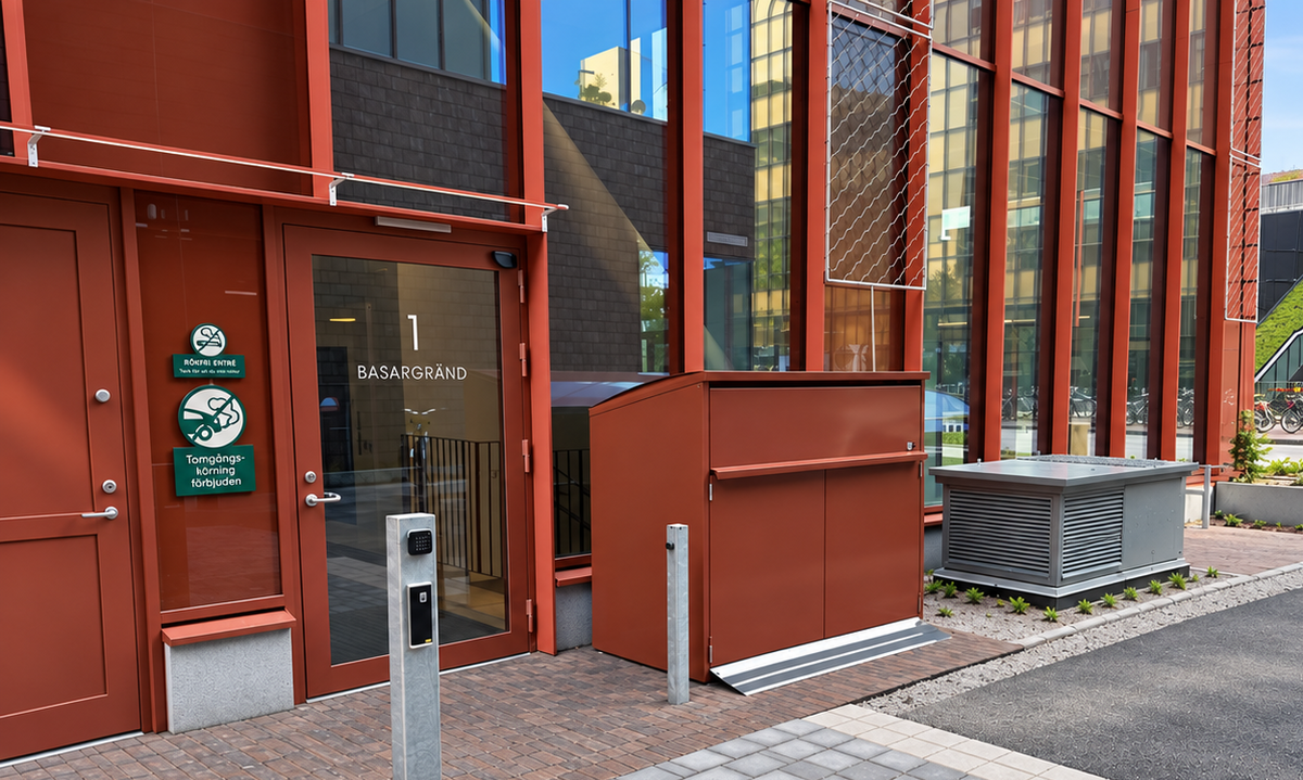 Fyrtornet, Malmö, Ruotsi – Modul-jäteastiasuojat