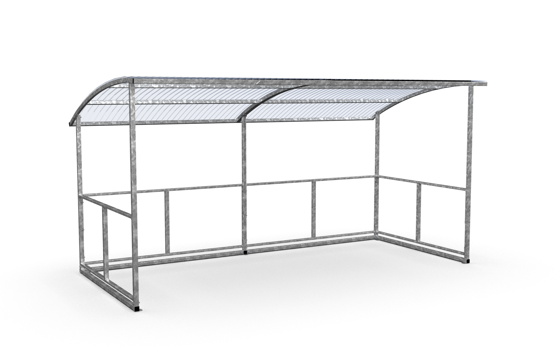 Pyöräkatos Basic, 4,7 m, pinta-asennus