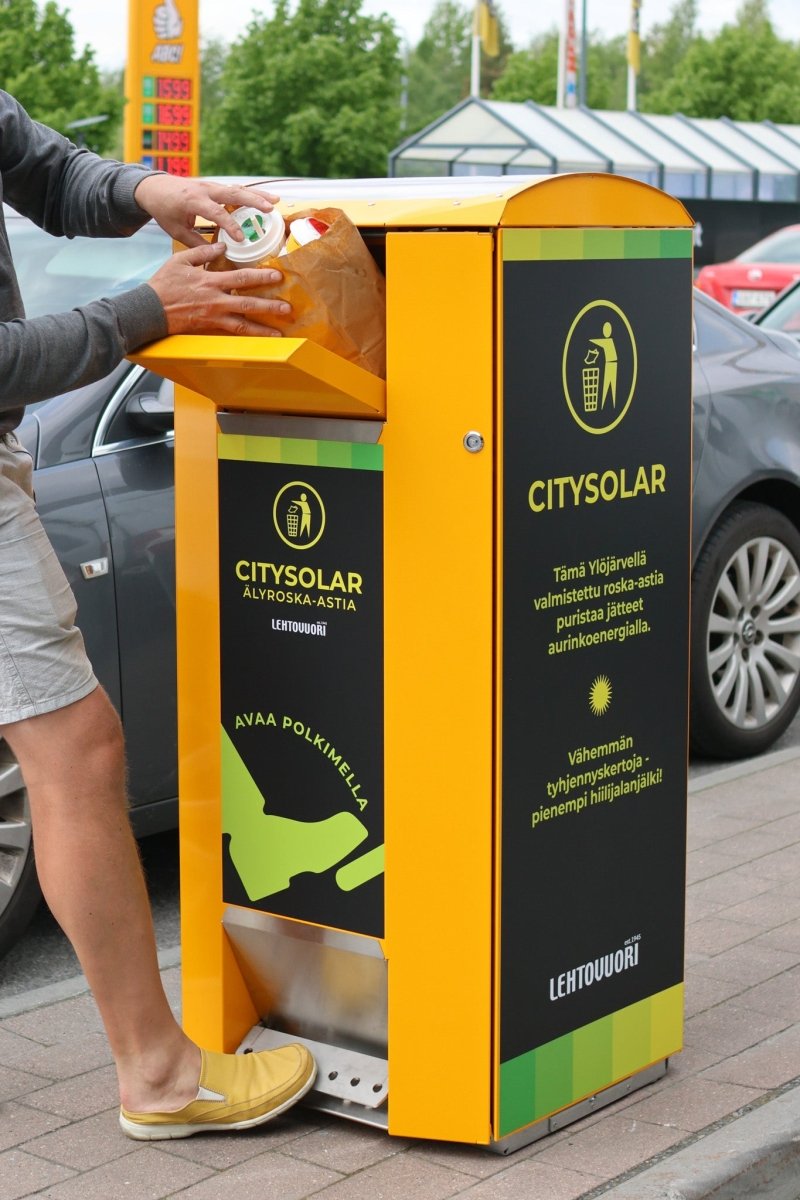 Älyroska - astia CitySolar 120 009211 - corten - Lehtovuori