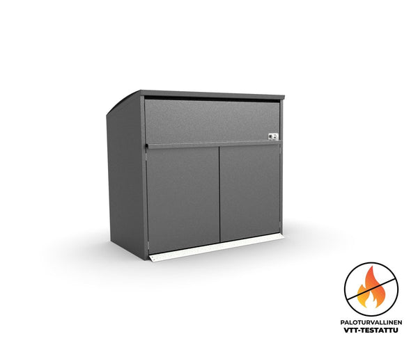 Paloturvallinen roskakatos Modul Duo