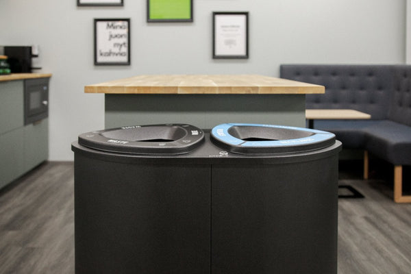 Roska- ja lajitteluastia Bermuda Tupla, maalattu