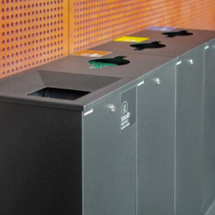 Lajitteluastia Edge 100 energiajaekansi, maalattu