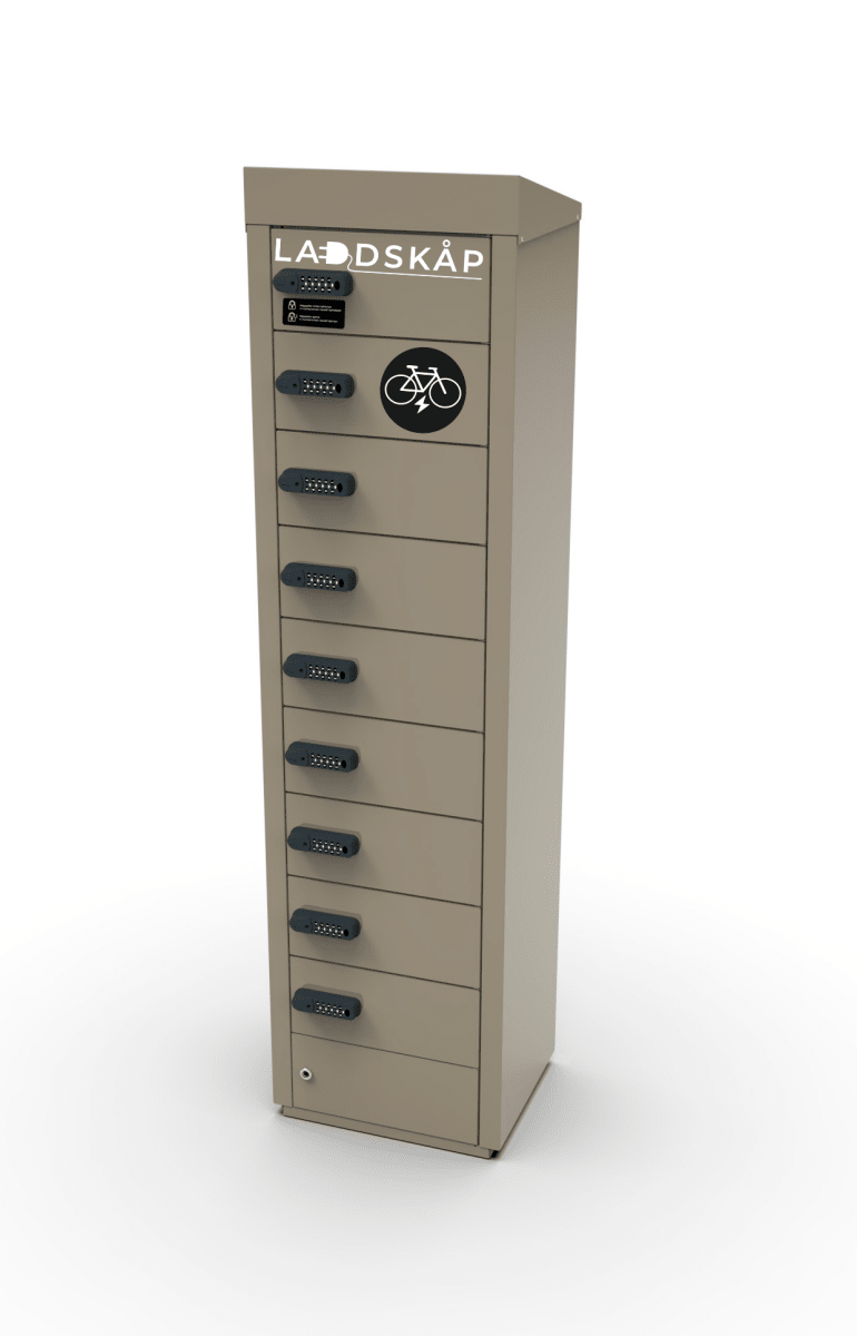 Latauskaappi BSAFE Charge 9, eristetty & lämmitetty 008813-corten - Lehtovuori