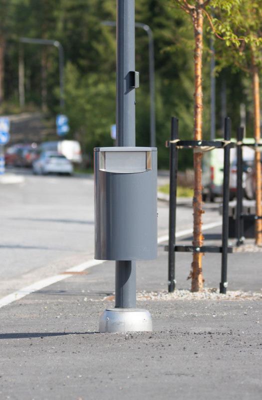 Lintuläppä City 60/100 -roska-astiaan