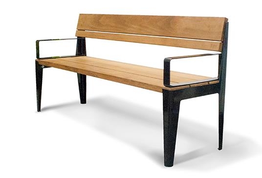 Penkki Kuru Senior, selkänojalla, avoin pääty, SPM/M