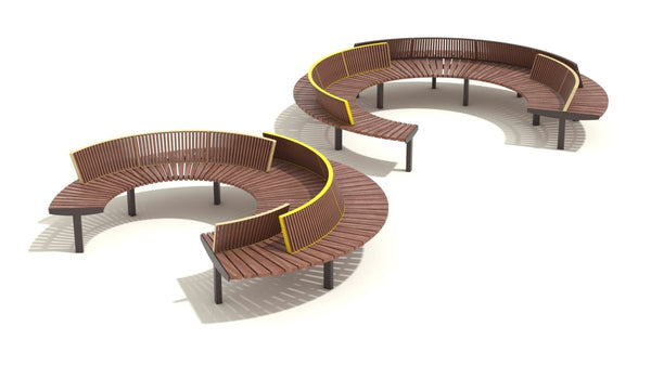 Puistonpenkki mmcité Lago LAG351t