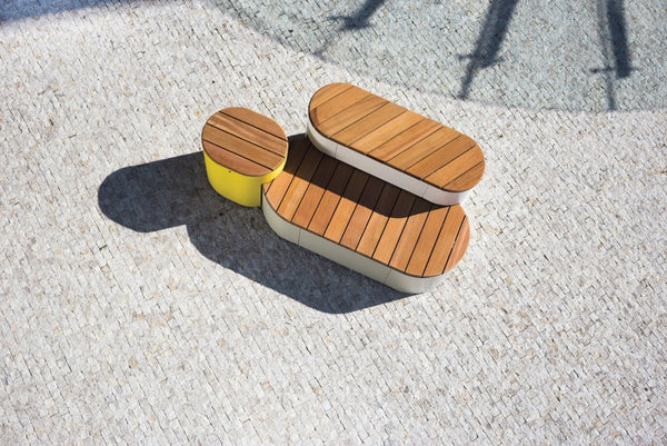 Puistonpenkki mmcité Urban Island UIS530t