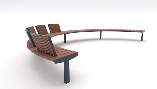 Puistonpenkki mmcité Vera Solo LVS670-a-t