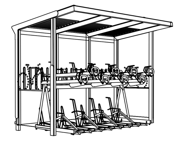 Pyöräkatos mmcité Aureo Velo AE-V360-02-SS