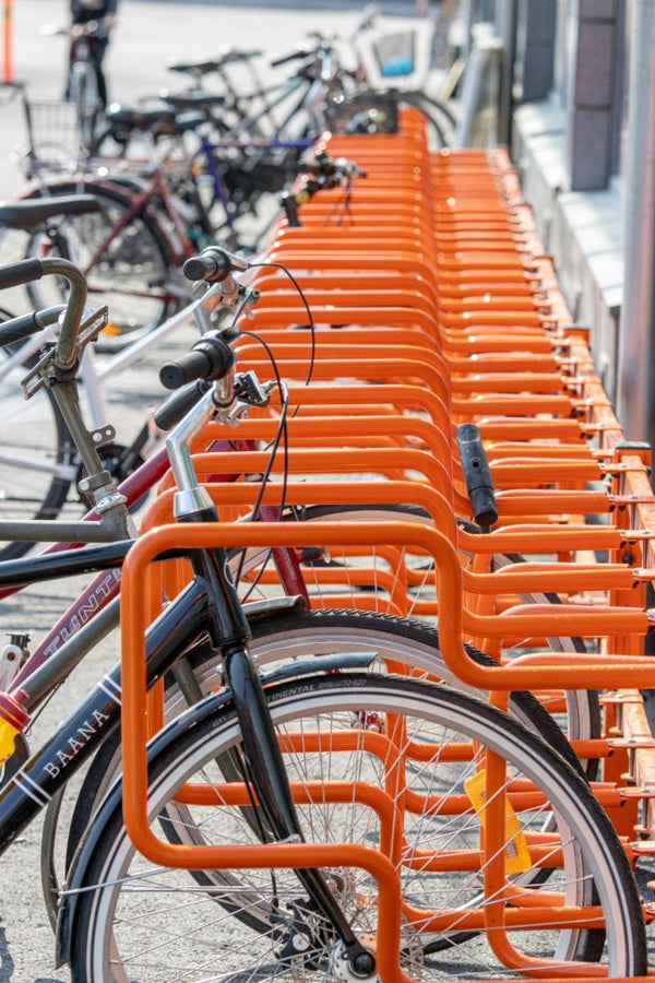 Pyöräteline CubiQ Premium, 1-puol, 5pp, 500 mm välitys, pinta-asennus