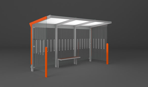 Pysäkkikatos Aureo AE310a-SS