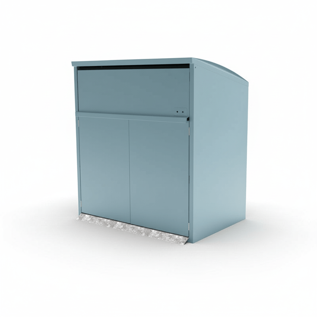 Roskakatos Modul 1 001079-corten - Lehtovuori