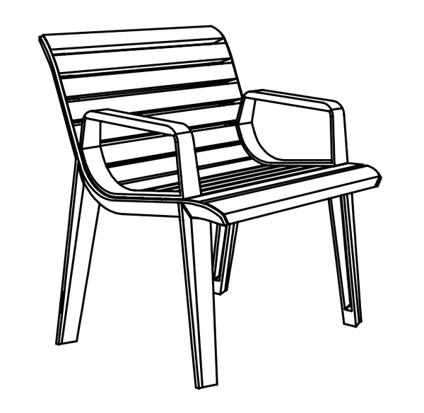 Tuoli mmcité Emau EM157t