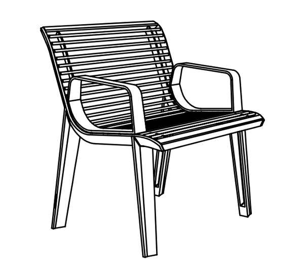 Tuoli mmcité Emau EM257