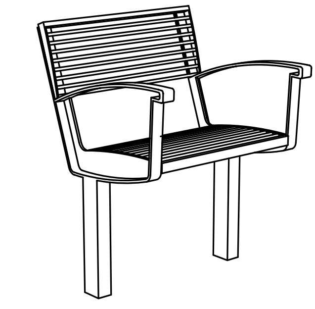 Tuoli mmcité Intervera LVR457 LVR457 - 002000 - ral1000 - Lehtovuori